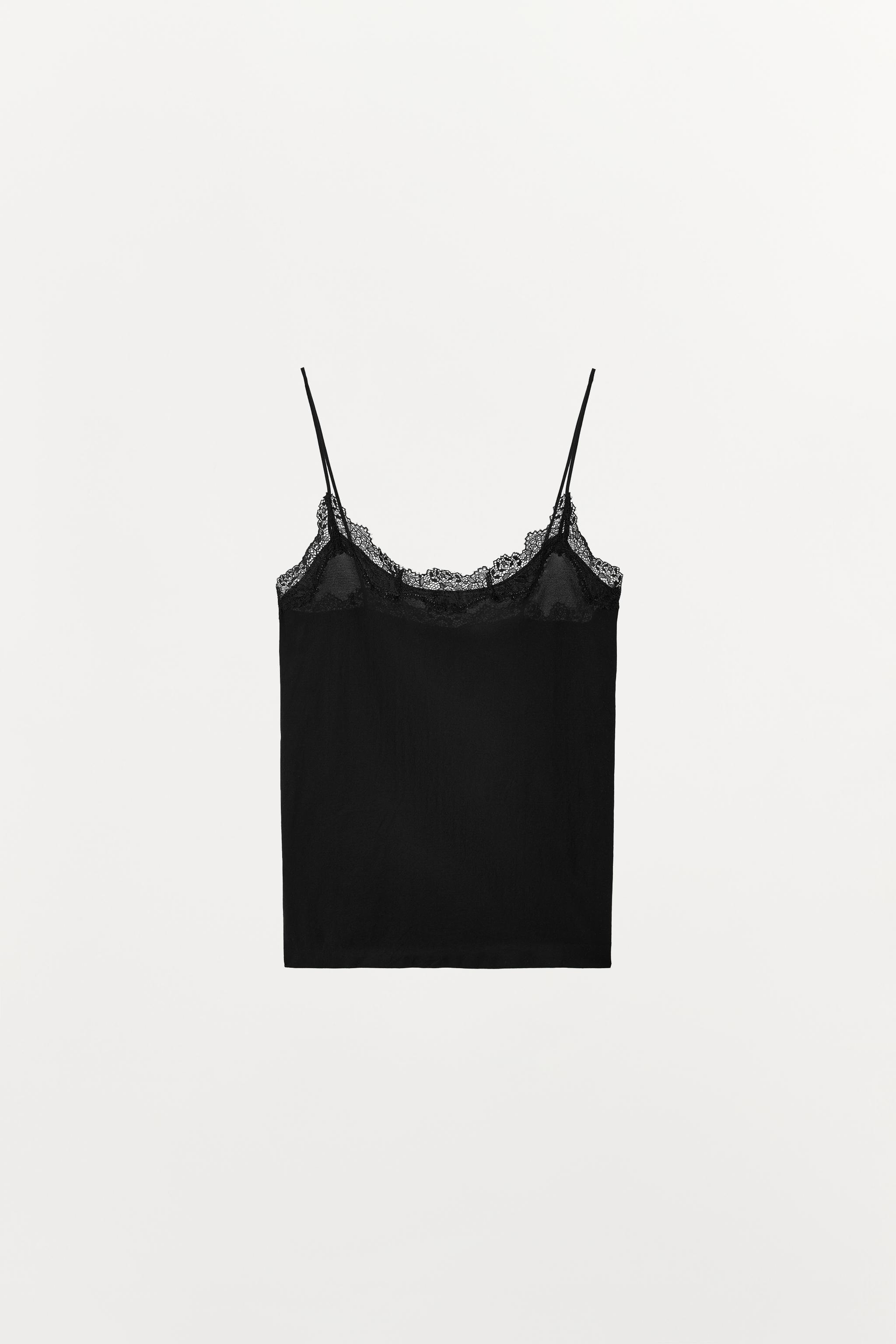 TOP RÉSILLE EN DENTELLE
